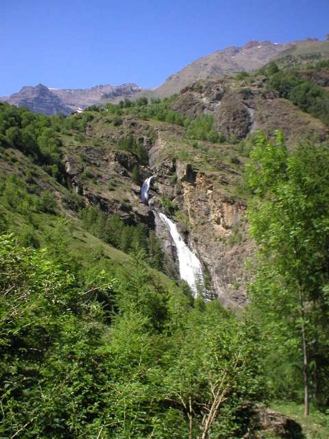 Waterfalls (fortunately) above the put-in to the Biasse