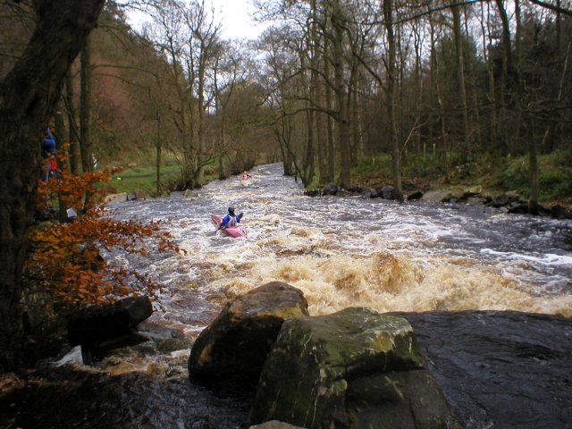 Jo at the weir.