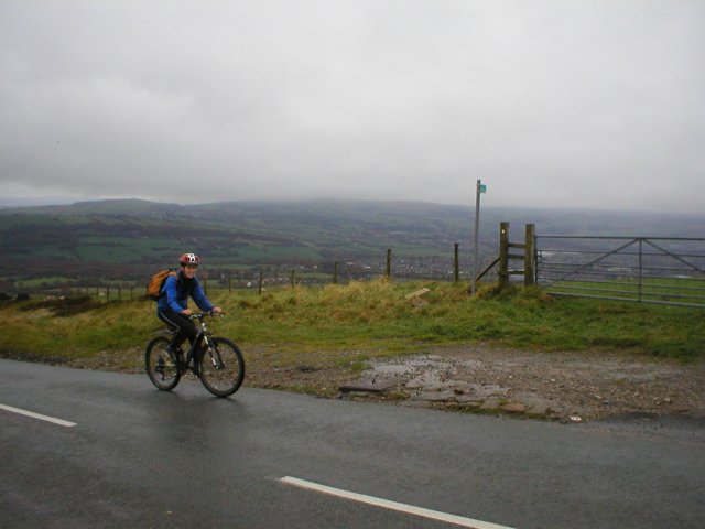 Hil at the top of a hill near Glossop