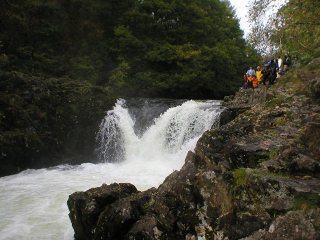 Spectators at Skelwith Force